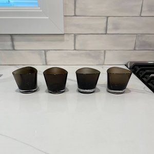 4 Votive candle holders